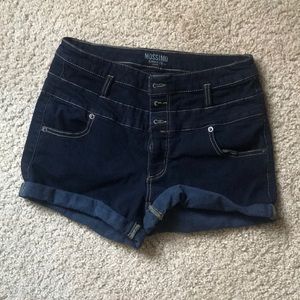 Distressed H&M shorts
